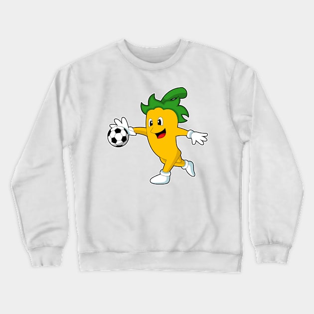 Pepper Vegan as Soccer player with Soccer Crewneck Sweatshirt by Markus Schnabel